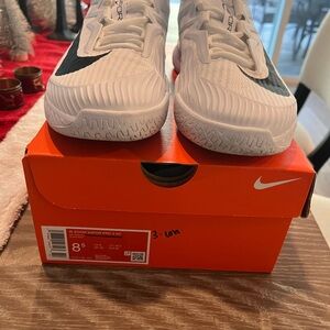 Nike Womens Zoom Vapor Pro 3 HC White Black Sneakers